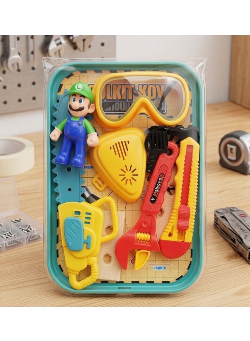 Captain Mario Carpenter Tool Set – Educational Toy Tools for Kids - Image 1