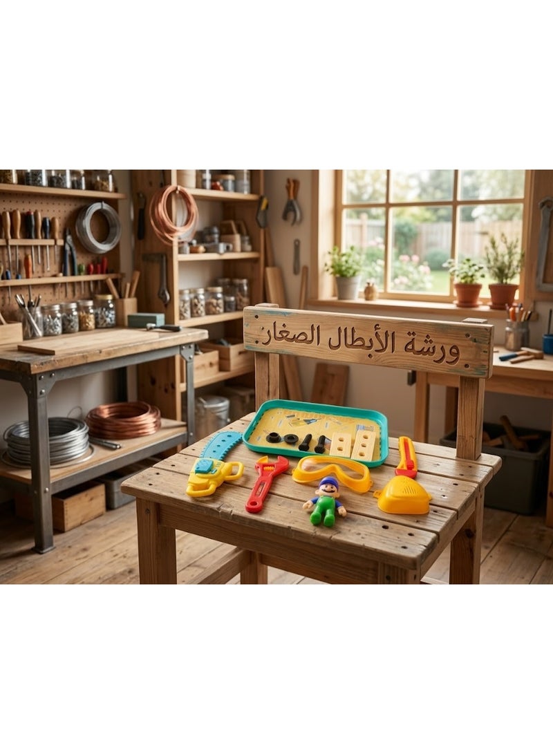 Captain Mario Carpenter Tool Set – Educational Toy Tools for Kids - Image 2