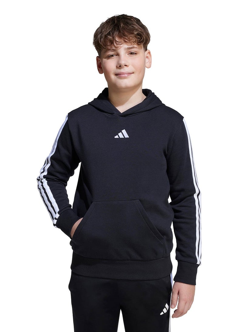adidas كنزات بغطاء رأس للأطفال باللون الأسود - Image 1