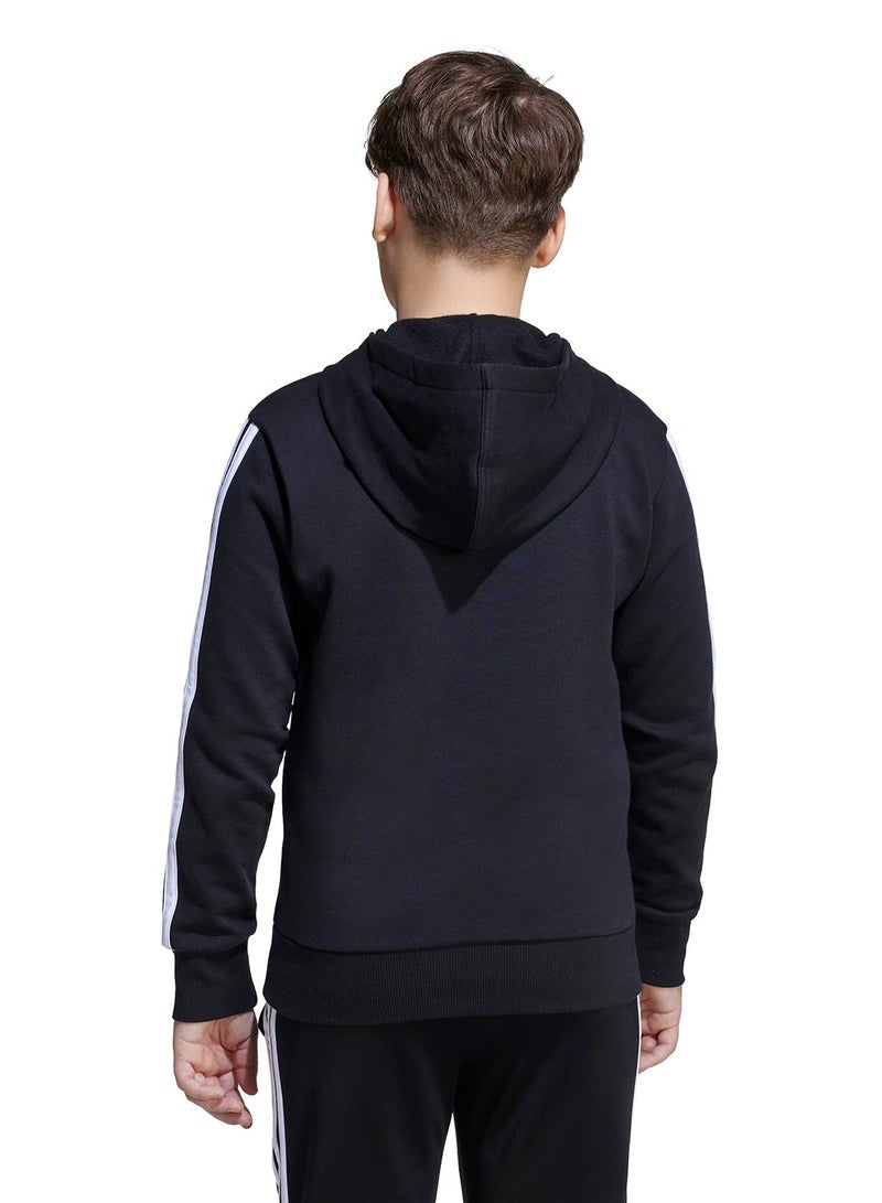 adidas كنزات بغطاء رأس للأطفال باللون الأسود - Image 2