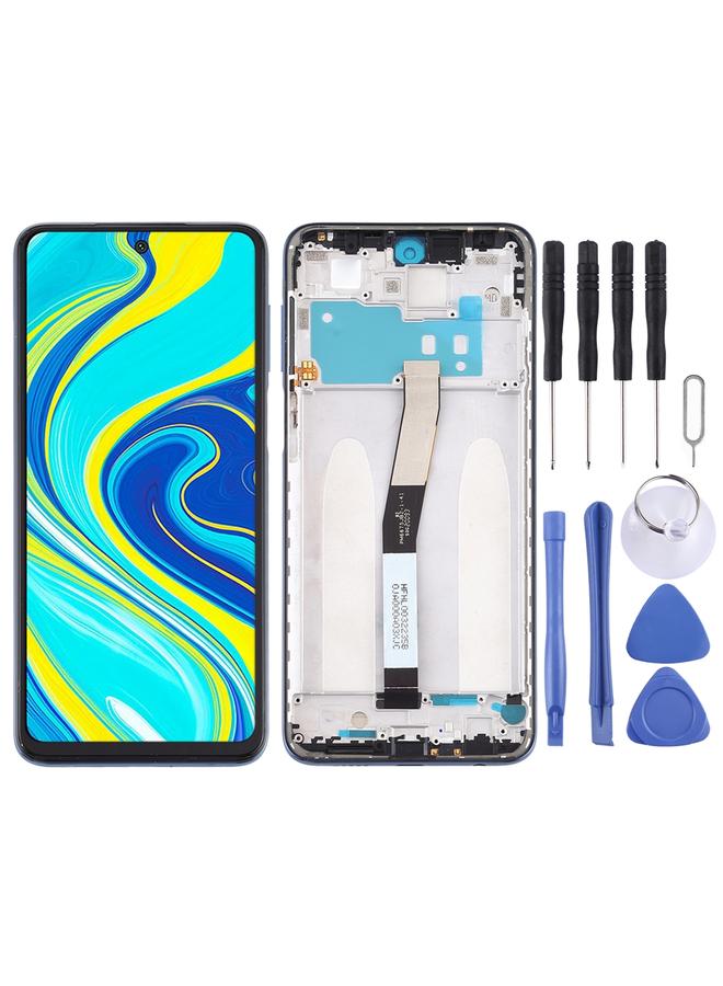 erorex Replacement LCD Screen and Digitizer Full Assembly with Frame for Xiaomi Redmi Note 9S / Redmi Note 9 Pro Max / Redmi Note 9 Pro India / Redmi Note 9 Pro / Note 10 Lite Black - Image 1