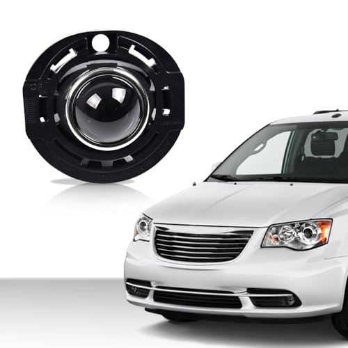 GPLUS G-PLUS Front Bumper Driving Fog Lights, Compatible with Chrysler 300 2014/Dodge Avenger Charger/Chrysler 200 2014 2015/Dodge Challenger Durango Cherokee (Clear Lens) - Image 4