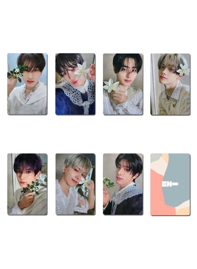 NIBEMINENT 7 قطع بطاقات لومي كيبوب ENHYPEN سويت فينوم لهدايا مجموعة المعجبين - Image 1