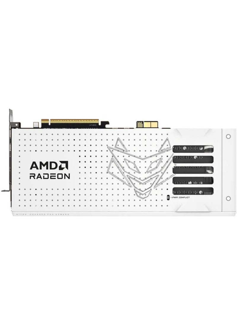 Sapphire Nitro+ AMD RADEON RX 9070 XT OC Phantomlink Polar Lite Graphics Card, 16GB 256-Bit GDDR6, PCI Express 5.0, White , S88-2E501-101SA , 11348-09-20G - Image 5
