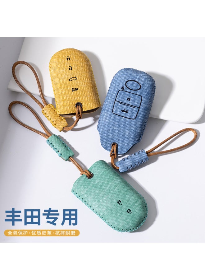 Suitable for Daihatsu Toyota Toyota/Beilu Daihatsu Perodua Denim Car Key Bag - Image 3