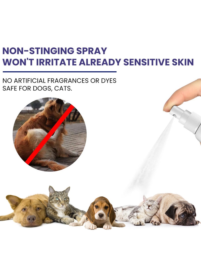 YEGBONG Pet Deworming liquid cat & dog flea & tick cleaner lice & tick removal drops (Anti-itch spray) - Image 4