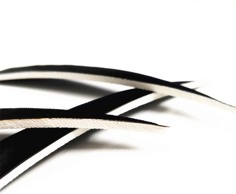 Letszhu Archery Arrows Feather Fletching 4 Inch Real Turkey Vanes for Hunting Target Shooting (25 Pack) - Image 4