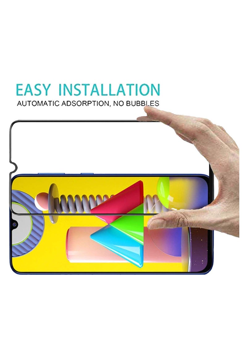 HuHa Screen Guard for Samsung Galaxy M30s / M30 / M31 / M21 / A30 / A30s / A50 / A50s Tempered Glass Screen Protector Full Glue Edge-to-Edge Gorilla Screen Protector  - Image 4