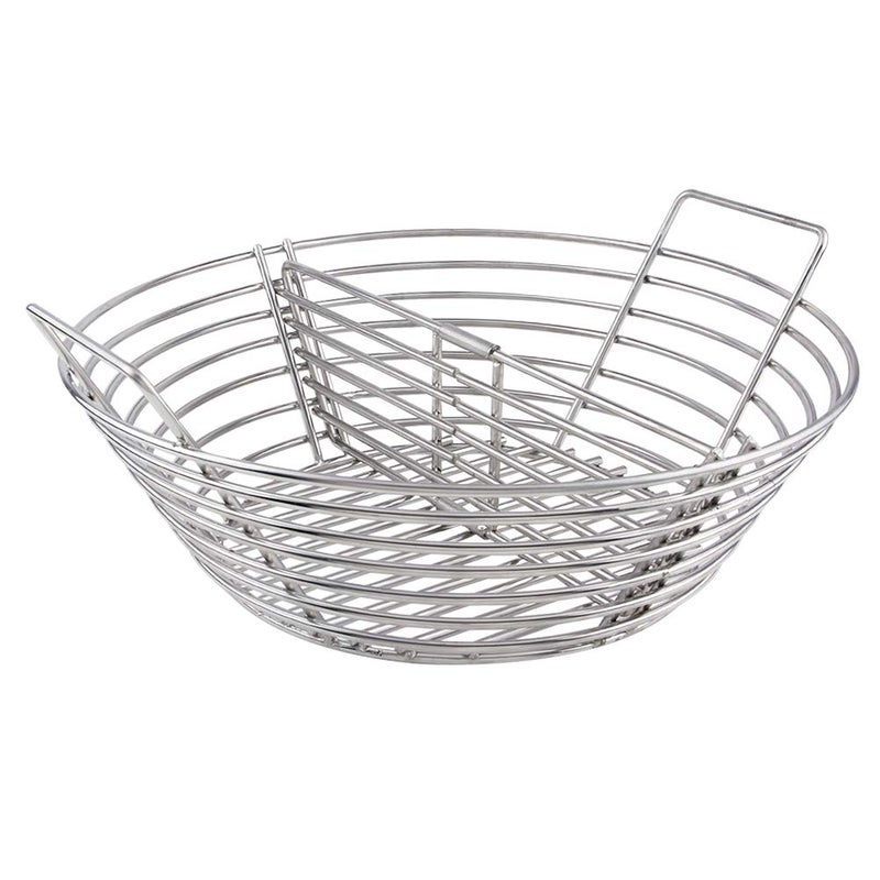 سلة الفحم المضغوط Mydracas مع فاصل لملحقات Big Green Egg