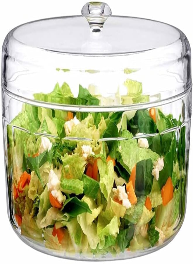 Hec Acrylic Salad Bowl with Lid