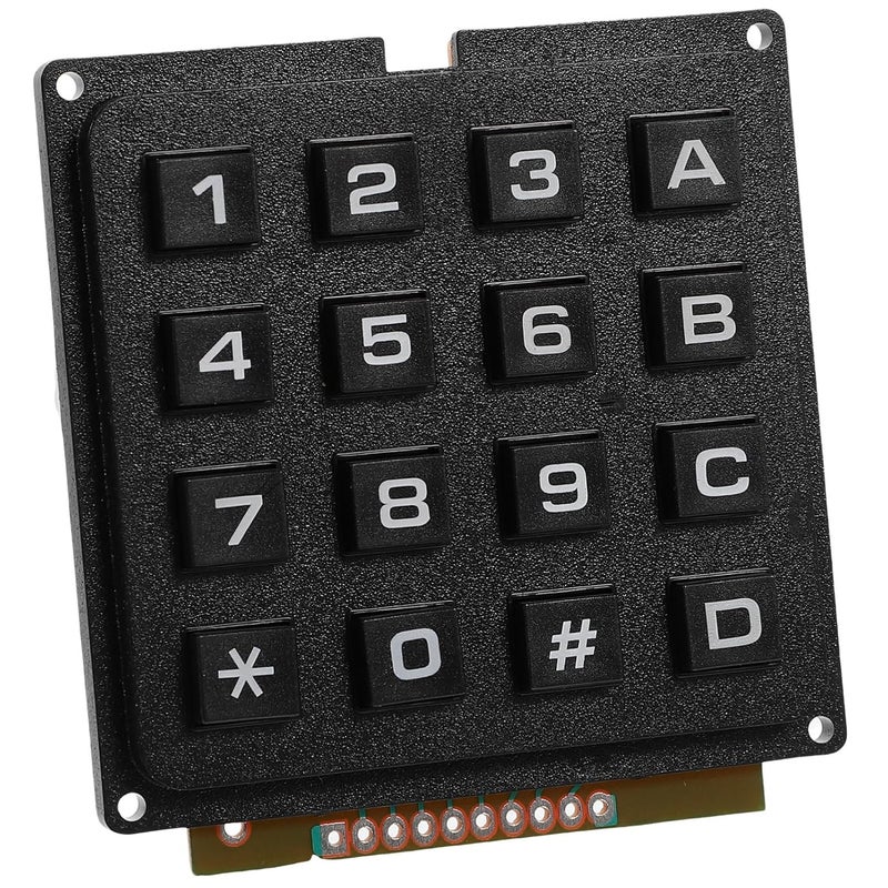 وحدتا لوحة مفاتيح (Keyboard Module)، لوحة مفاتيح تعمل باللمس (Tactile Keyboard)، مصممة للاستخدامات الصناعية، تتميز بتوفير المساحة وكفاءة عالية في الإدخال لأغراض الإلكترونيات والتجارب. - Image 3