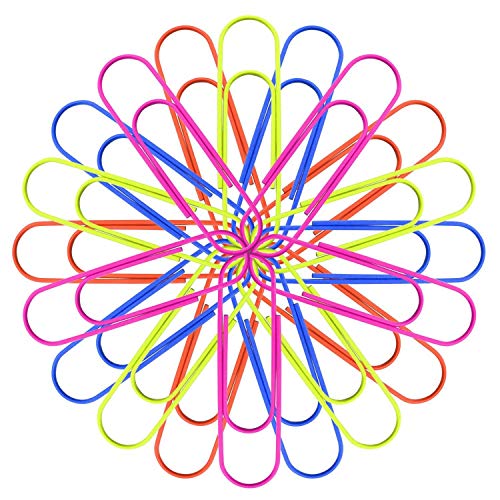 High Bright 40-Pack 4 Inches Mega Large Paper Clips - 8 Colors Per Color 5pcs 100mm Cute Paper Needle Multicolor Bookmark,Office Supply Accessories (8 Colors/40pcs) - Image 4