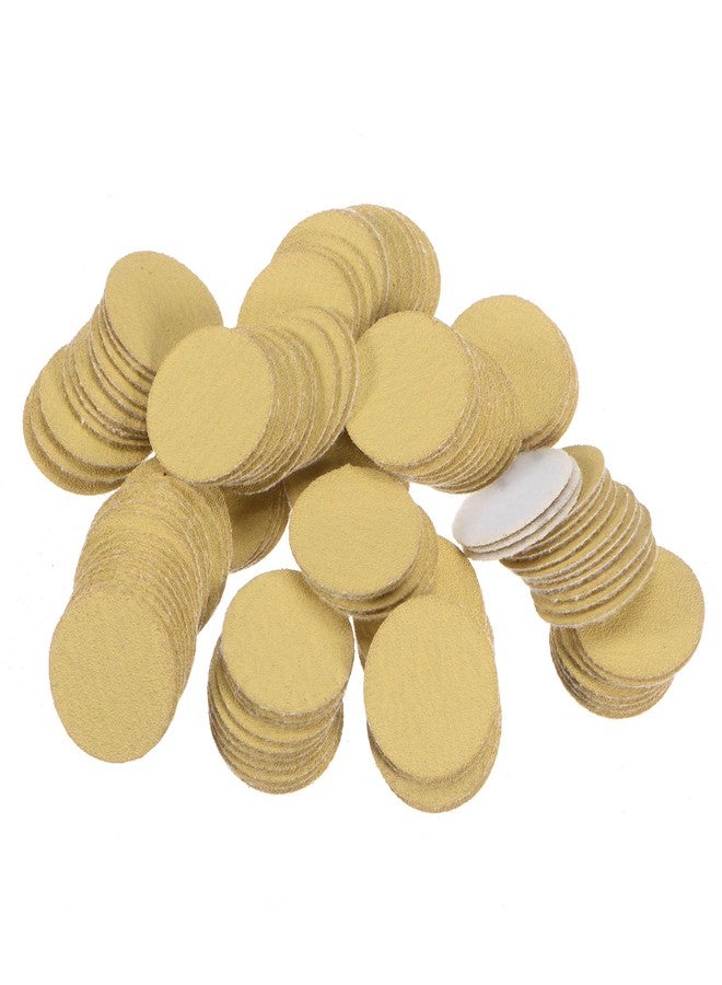 Kozelo 100pcs No Hole Sanding Discs- [ 1 Inch 180 Grit ] Round Hook and Loop Grip Sanding Pads Sheet for Wood Metal Polishing Use| Aluminum Oxide & Zirconium Oxide Sandpaper - Image 1