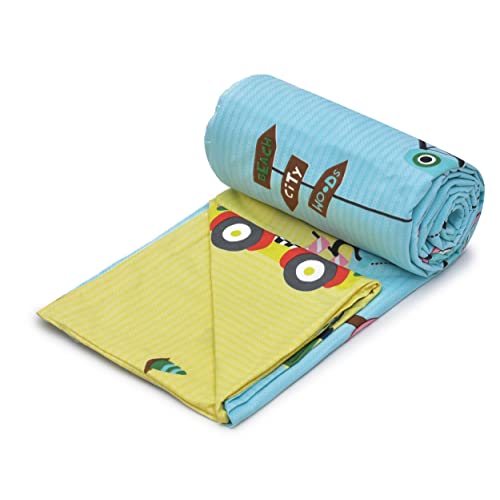 RRC Super Soft Brushed Microfiber Cotton Double Duvet Cover/Quilt Cover/Razai Cover/Comforter Cover 90X100(Inches) with Zipper Closure & Corner Ties - Image 3