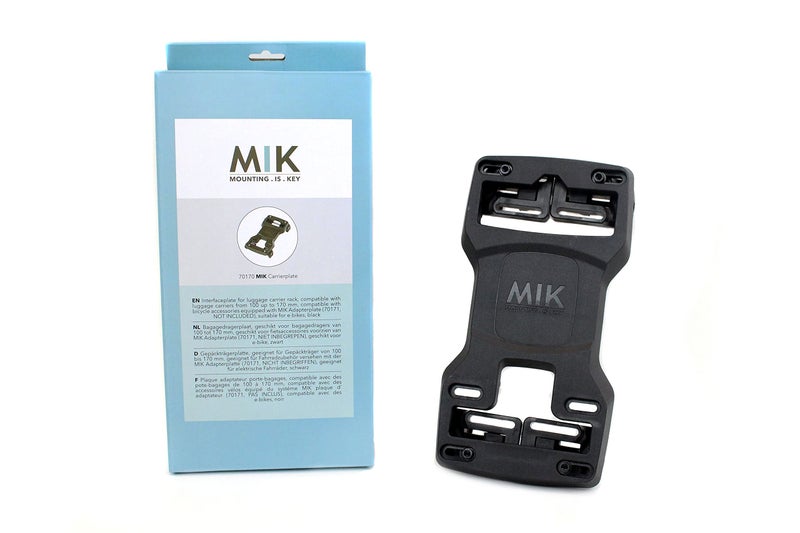 Basil MIK Carrier Plate, Luggage Carrier Plate, Black - Image 2