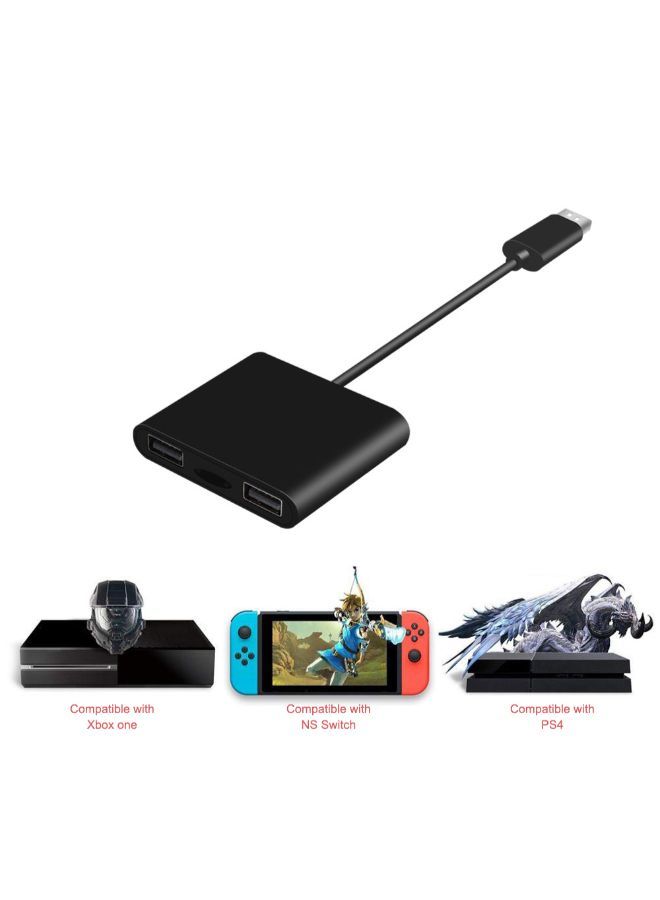 NIBEMINENT Keyboard And Mouse Adapter Converter Black - Image 2