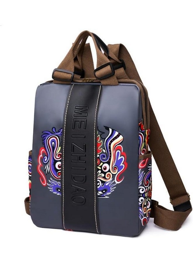 موكا حقيبة ظهر MOCA العصرية غير الرسمية من النايلون للنساء والفتيات مقاس M حقيبة متعددة الأغراض للسفر، غير رسمية، الكلية، المكتب، حقيبة هدايا العمل للنساء (رمادي) - Image 1