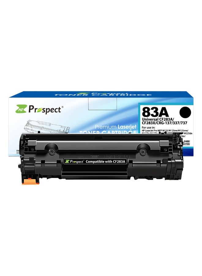 Prospect 83A CF283A Toner Cartridge Black Compatible with HP Printers LaserJet Pro MFP M125 M125nw M125rnw M127fn M127fw M127fp M201n Pro MFP M225dn - Image 1