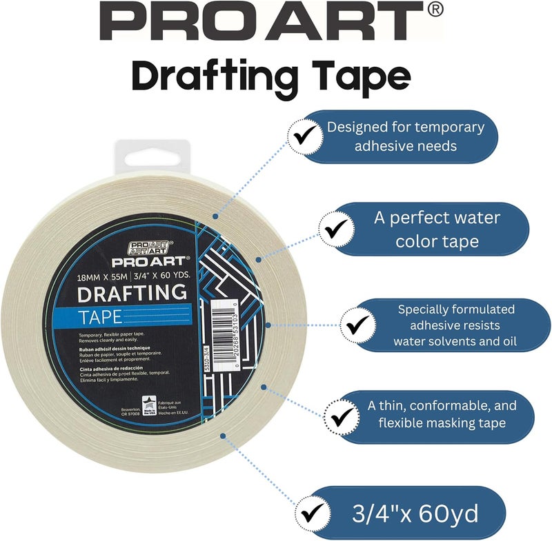 PROART Tape Drafting .75" x 60yd - Image 2