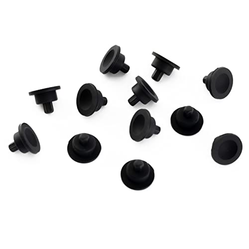 Allstare 815689 Grate Rubber Feet for Wolf CT Gas Cooktop, GR Series Gas Range Burner Grate Pad Range Parts Wolf Gas Cooktop Burner Grate Feet Bumpers Also Fit Other Brand Stove 12 Pack - Image 1