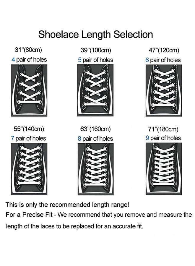 Depend 3 Pair Black Shoelaces, Flat Shoe laces, Wide Shoelaces for Athletic Running Sneakers Shoes Boot Strings - Image 4
