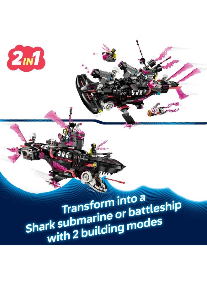 LEGO Dreamzzz Nightmare Shark Submarine 71500 (1413) Pieces - Image 4