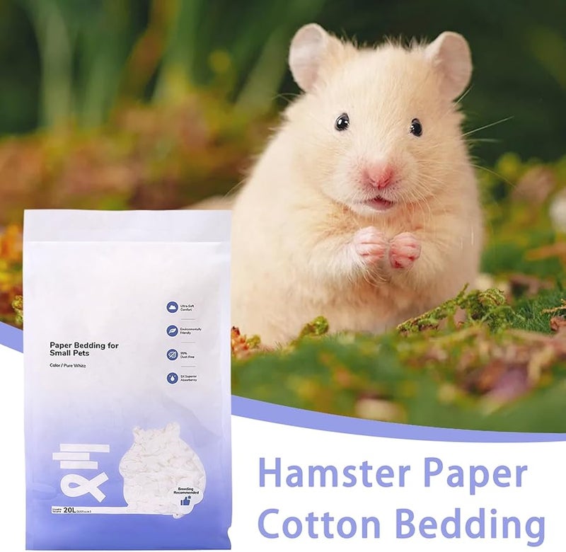 فراش ورق طبيعي للأرانب والهامستر والحيوانات الأليفة الصغيرة - ناعم، ماص، وخالٍ من الغبار - Image 4
