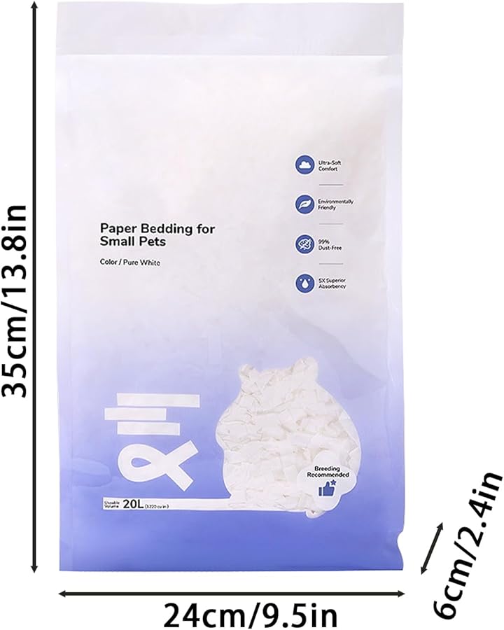 فراش ورق طبيعي للأرانب والهامستر والحيوانات الأليفة الصغيرة - ناعم، ماص، وخالٍ من الغبار - Image 3