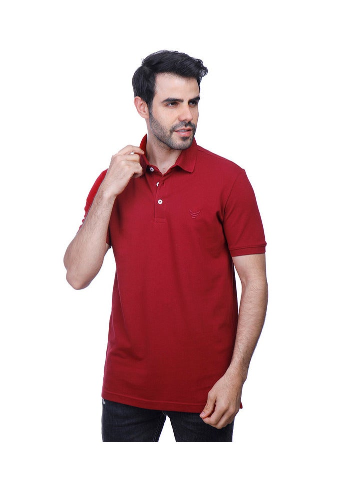 Coup Coup - Solid Polo-Shirt with Short Sleeves - Image 1