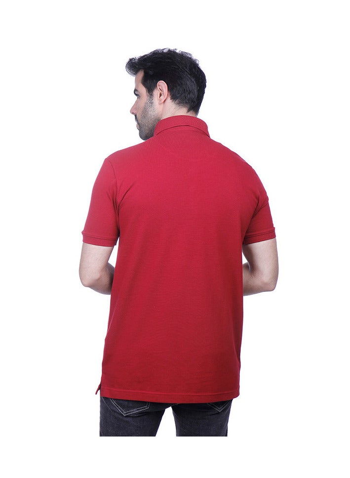 Coup Coup - Solid Polo-Shirt with Short Sleeves - Image 3