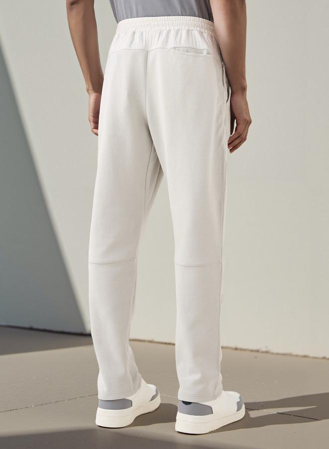 Kappa Logo Detail Pants with Drawstring Closure and Pockets - Image 3