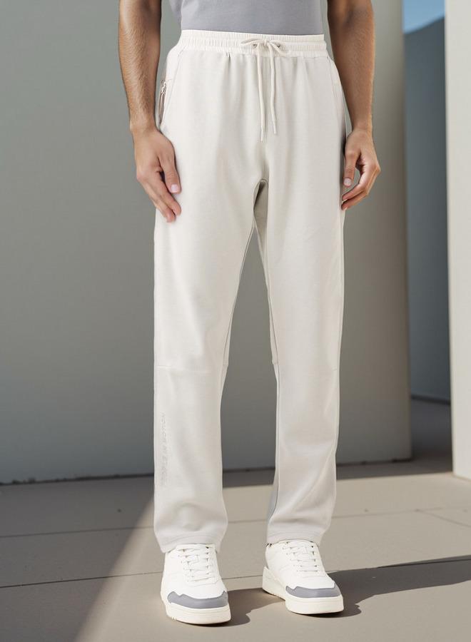 Kappa Logo Detail Pants with Drawstring Closure and Pockets - Image 1