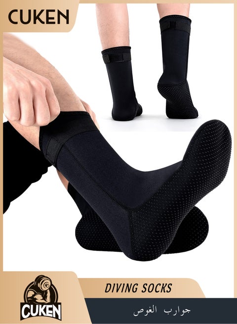 3mm Neoprene Diving Socks, Surf Booties Dive Boots Sand Socks for Beach Volleyball and Beach Water Sports