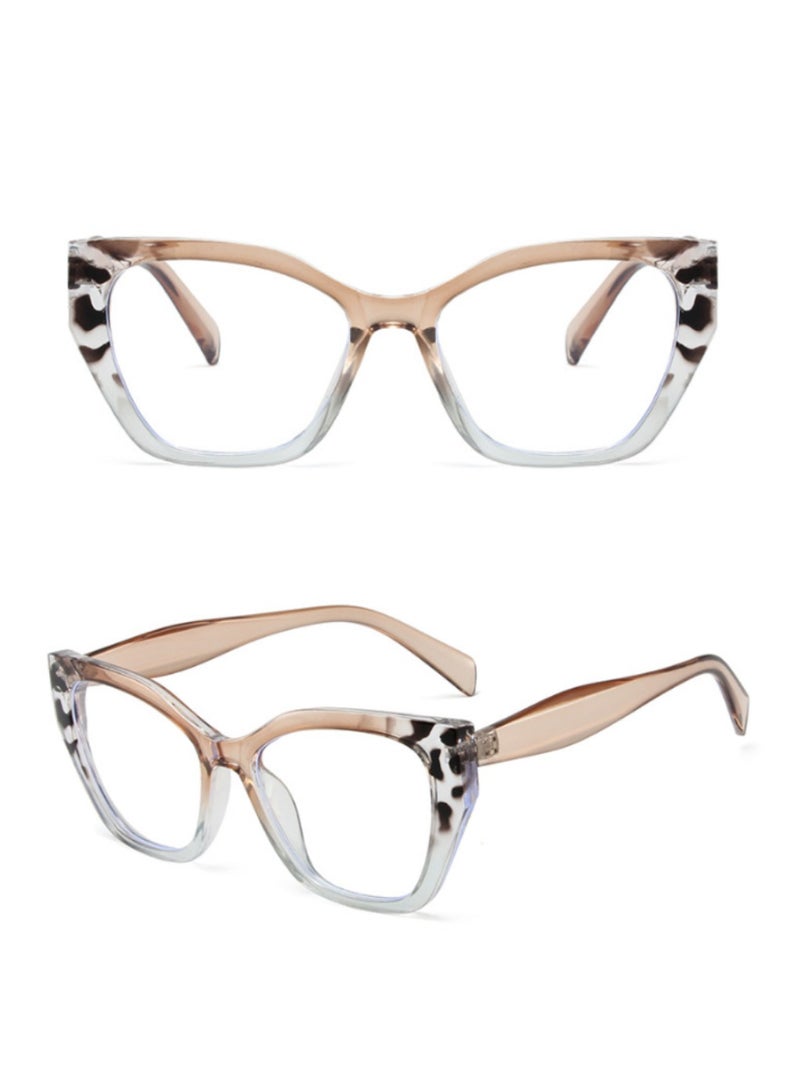 Urban Utility Blue Light Blocking Optical Eyeglasses - Stylish Butterfly Frames, Clear Lens, Polarized. Top-rated Bluelight Protection for Reading, Work, & Screen Time. Vintage-Inspired, Lightweight Design - Image 2