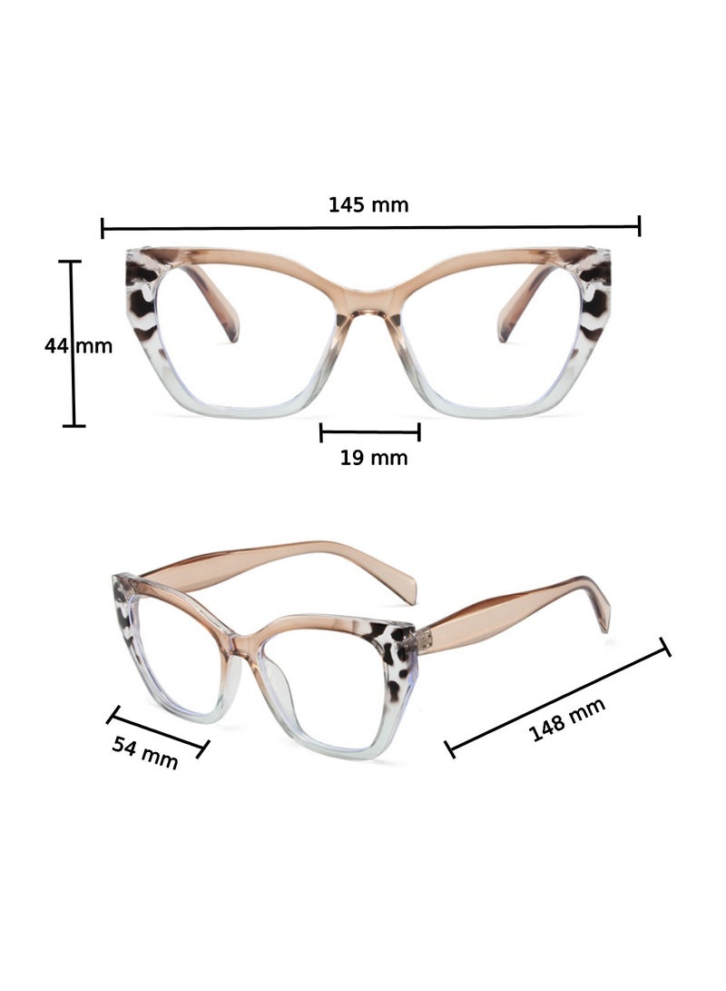 Urban Utility Blue Light Blocking Optical Eyeglasses - Stylish Butterfly Frames, Clear Lens, Polarized. Top-rated Bluelight Protection for Reading, Work, & Screen Time. Vintage-Inspired, Lightweight Design - Image 5