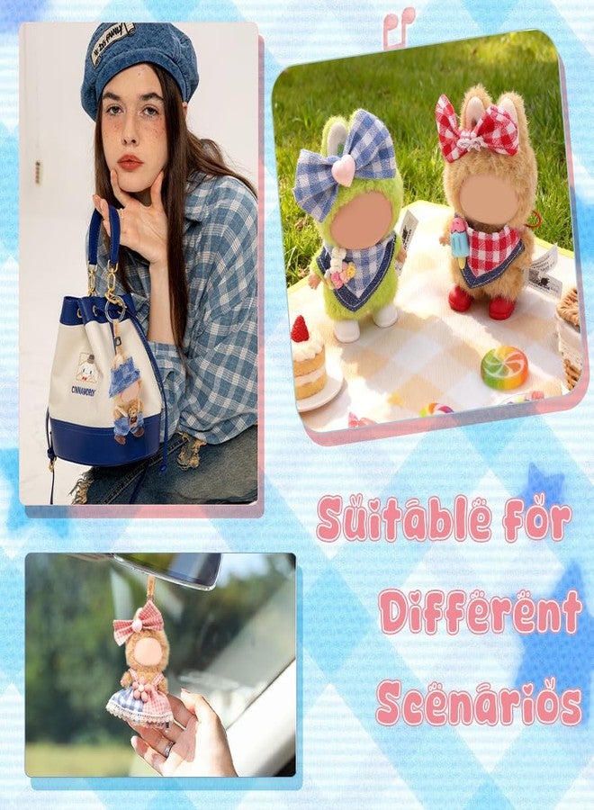 WALLFID Mini Doll Clothes for 10cm Dolls, Fashion Outfits & Accessories Set - Compatible with Pin for Love Series - Mix & Match for Dress-Up, Display, Role Play & Photos (No Doll) (Coffee Dress) - Image 5