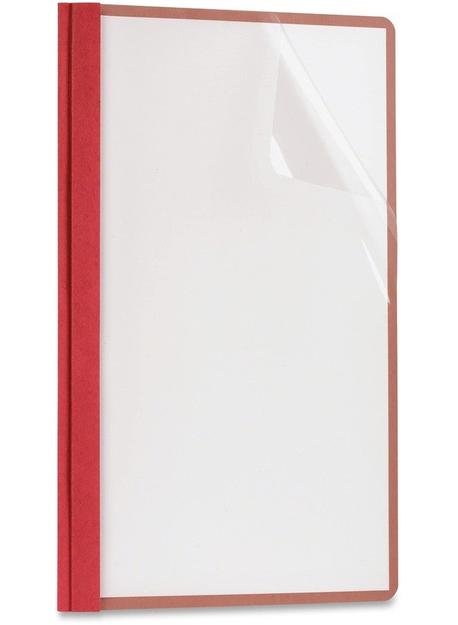 Earthwise(R) Clear-Front Report Covers, Burgundy With Clear Front, Box Of 25 - Image 2