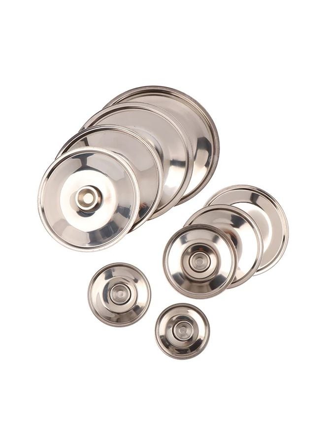 9 45 Inch Stainless Steel Saucepan Lid With Ergonomic Handle And Steam Resistant Cover - Image 1