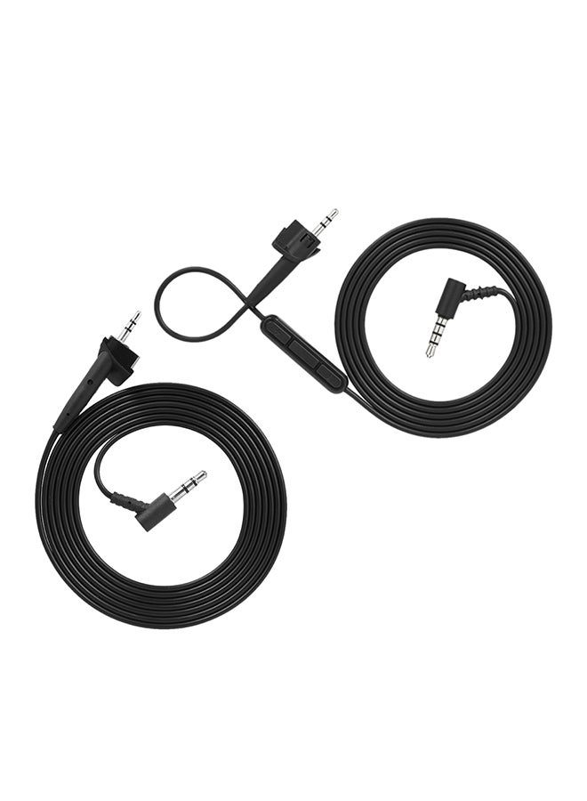 Audio Cable For BOSE AE2 With Mic Black