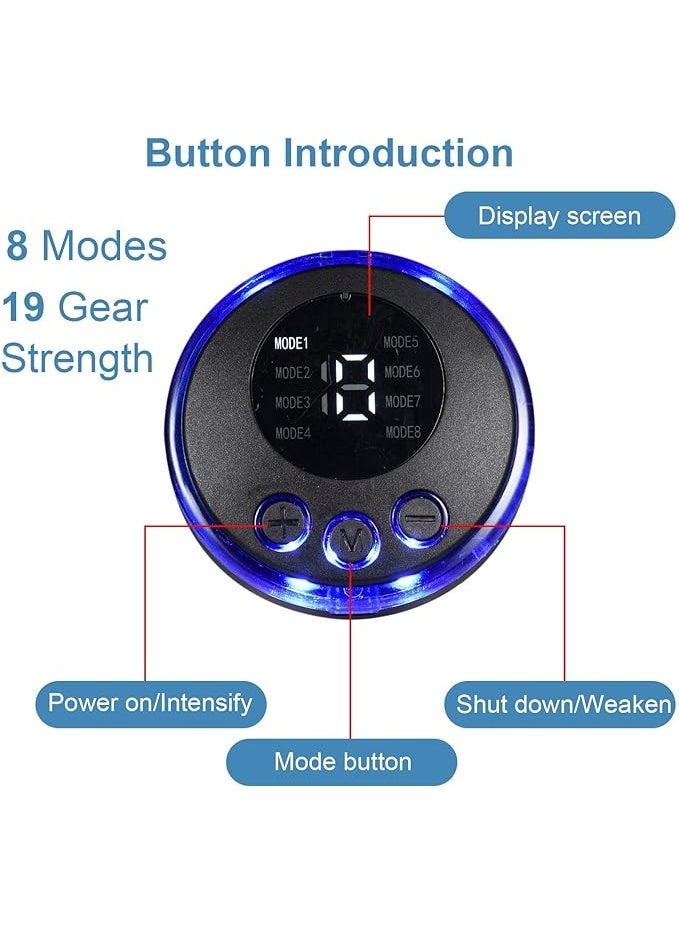 EMS Smart V Face Lifting Beauty Device Crescent Shaped Low Frequency Pulse Facial Massager Anti Wrinkle Firming Lifting Tool with Remote - Image 3