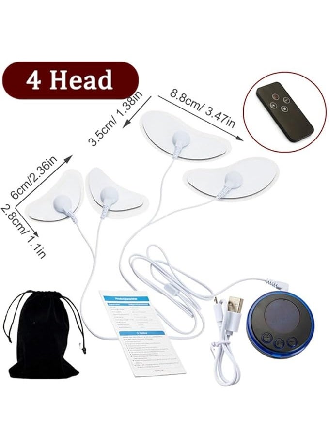 EMS Smart V Face Lifting Beauty Device Crescent Shaped Low Frequency Pulse Facial Massager Anti Wrinkle Firming Lifting Tool with Remote - Image 4