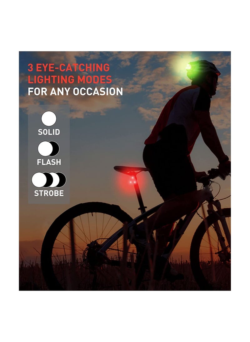 KASTWAVE LED Safety Lights Running Lights for Runners 3 Modes Strobe Reflective Running Gear for Night Walking Dogs Boat Kayak Stroller Bike Tail High Visibility Accessories 4Pcs Silicone Rope  - Image 2