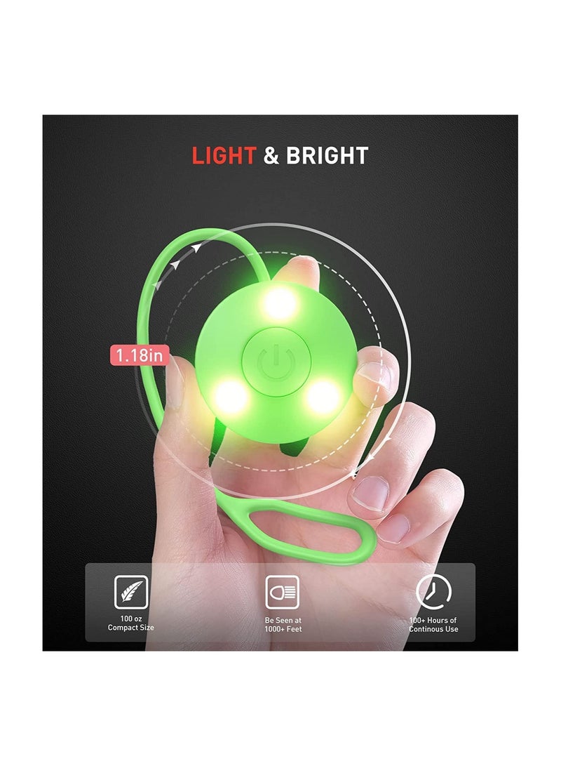 KASTWAVE LED Safety Lights Running Lights for Runners 3 Modes Strobe Reflective Running Gear for Night Walking Dogs Boat Kayak Stroller Bike Tail High Visibility Accessories 4Pcs Silicone Rope  - Image 3