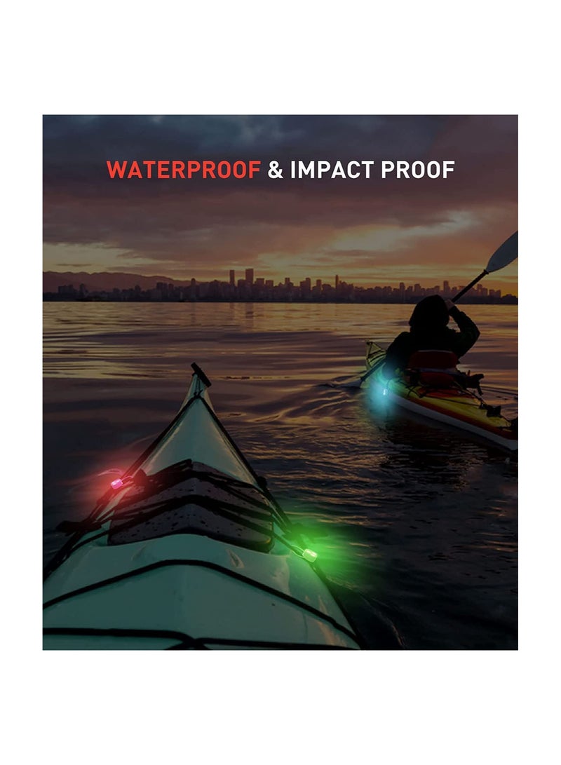 KASTWAVE LED Safety Lights Running Lights for Runners 3 Modes Strobe Reflective Running Gear for Night Walking Dogs Boat Kayak Stroller Bike Tail High Visibility Accessories 4Pcs Silicone Rope  - Image 4
