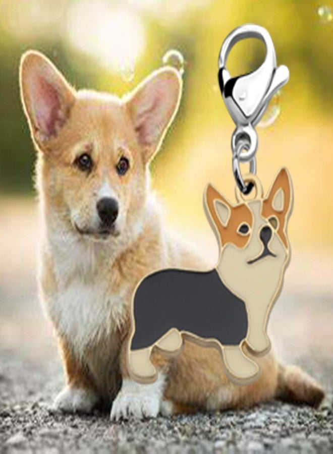 FEELMEM Corgi Dog Zipper Cute Corgi Dog Pendant Clip On Charm Animal Jewelry Corgi Gift For Pet Lover - Image 4