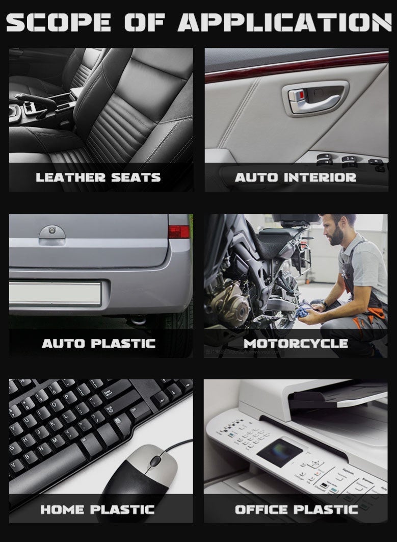 All-in-one interior cleaner and polish cleans and protects leather, plastic, vinyl, rubber, and glass, leaving a shiny, streak-free surface. Suitable for cars, trucks, SUVs, RVs, and more. - Image 4