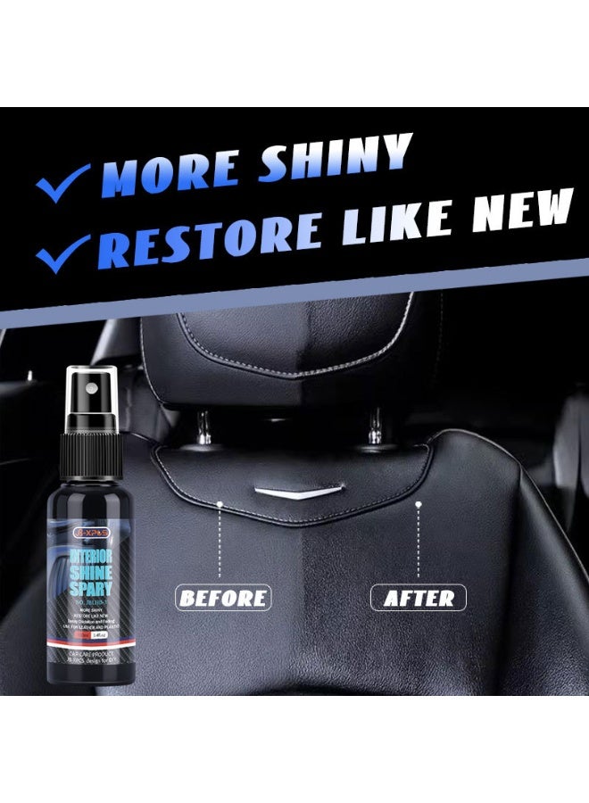 All-in-one interior cleaner and polish cleans and protects leather, plastic, vinyl, rubber, and glass, leaving a shiny, streak-free surface. Suitable for cars, trucks, SUVs, RVs, and more. - Image 1