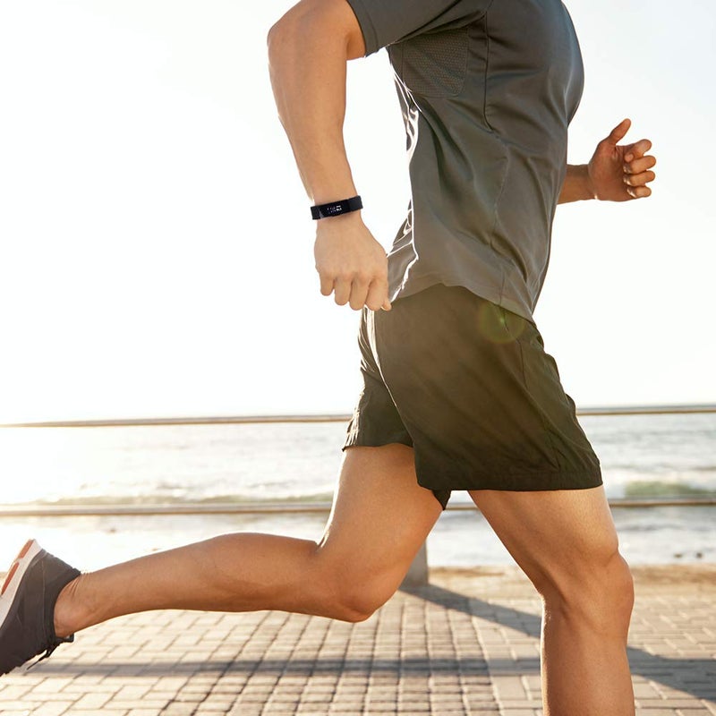 Tobfit Soft TPU Bands Compatible with Fitbit Inspire HR/Fitbit Inspire/Fitbit Ace 2 Bands, Sports Accessories Waterproof Wristbands Women Men, Large, Black - Image 4