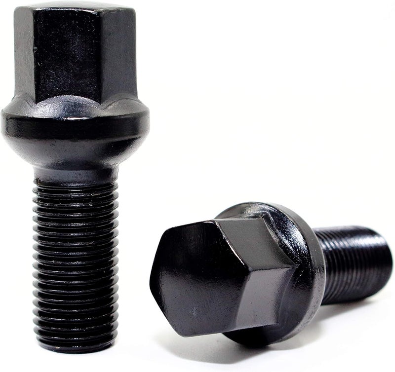 Veritek Performance Black Ball Seat Wheel Lug Bolts Set - Image 2