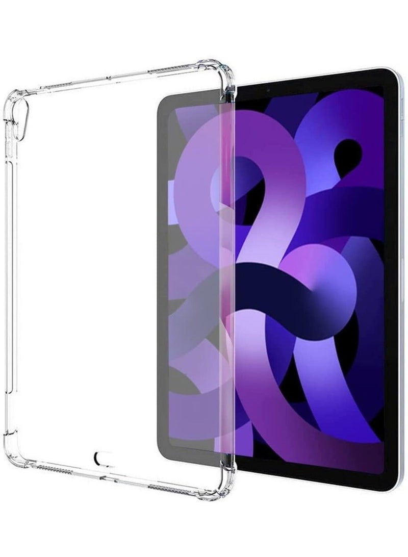 Ultra Clear Case for iPad Air 4 10.9 inch 2020, Shockproof Transparent Case for iPad 10.9 Air 4th Generation, TPU Silicon Back Cover for iPad Air 4 - Image 1
